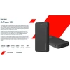 CANYON išorinė baterija OnPower 200 20000mAh Juodas