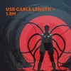 CANYON Pelė žaidimams CUTLASS max DPI 2400 RGB Wireless Juodas