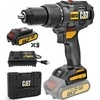 CAT DX12 suktuvas su dviem akumuliatoriais ir lagaminu