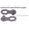 Chain coupling KMC X-1 single speed 2pcs- not reusable