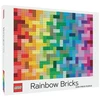 Dėlionė LEGO Rainbow Bricks 1000 dalys