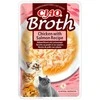Kačių skanėstai - INABA Ciao Broth Vištiena ir Lašiša 12x40g