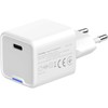 ColorWay 1x USB-C/ mains charger/ GaN/ PD/ PPS/ 25W/ Baltas