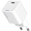 ColorWay 1x USB-C/ mains charger/ GaN/ PD/ PPS/ 35W/ Baltas