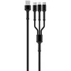 ColorWay 3in1 USB - Lightning, microUSB and USB-C 4.0A 1.2m