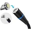 ColorWay cable 3in1 USB - Lightning, microUSB and USB-C 1m, QC, magnetic