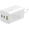 ColorWay įkroviklis: 2x USB-C, 1x USB-A / GaN / PD / PPS / 100 W / Baltas
