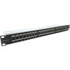 Conexpro 19" patch panel STP, CAT6A, 24 jungtys, 1U