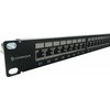 Conexpro 19" patch panel STP, CAT6A, 24 jungtys, 1U