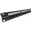 Conexpro 19" UTP patch panel, CAT6A, 24 jungtys, 1U