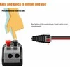 Conexpro DC power connector socket 2.1x5.5 mm with spring clamp