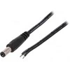 Conexpro DC power connector with cable, male, 25cm