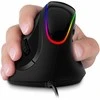 CONNECT IT GAME FOR HEALTH ergonomiška vertikali pelė, su laidu, juoda