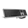 Connect IT Combo wireless sidabrinis klaviatūra + pelė, CZ+SK išdėstymas