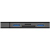 CONNECT IT Hub Compact 4v1, 2xUSB 3.0, 1xSD, 1xMicroSD, externí, juoda