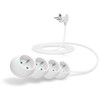 Connect It Prijunkite IT ilgintuvą 230 V, 4 lizdai, 3m, be jungiklio (baltas)