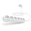 Connect It Prijunkite IT ilgintuvą 230 V, 6 lizdai, 3m, be jungiklio (baltas)