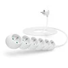 Connect It Prijunkite IT ilgintuvą 230 V, 6 lizdai, 5m, be jungiklio (baltas)