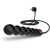 Connect It Prijunkite IT ilgintuvą 230 V, 6 lizdai, 3m, su jungikliu (juodas)