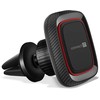 Connect IT InCarz 4Strong360 CARBON universalus magnetinis automobilinis laikiklis, 4 magnetai, raudonas