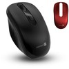 Pelė Connect IT CONNECT IT LONG LIFE bezdrátová tichá pelė, USB, (+ 2x AA baterie zdarma), juoda