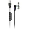 CONNECT IT Magnetic PowerLink 3in1 laidas (USB-C/Lightning/MicroUSB), 2m