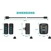CONNECT IT belaidis mikrofonas ClipMic Pro USB-C komplektas Juodas