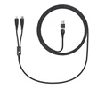Kabelis USB Connect IT CONNECT IT Nabíjecí kabelis Wirez 4v1, USB-C/USB, Lightning/USB-C, 1.25m, juoda