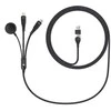 CONNECT IT Nabíjecí kabelis Wirez 6v1, USB-C/USB, Lightning, Bezdrátová nabíječka na hodinky, 1.25m, juoda