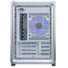 Cooler Master case MasterFrame 400 Mesh Sidabrinis, mATX, Průhledná bočnice, 1x 120 mm ARGB Fan, Střibrná