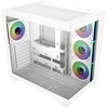 „Cooler Master Elite 681“ korpusas, ATX, permatomas šoninis skydelis, 4x 120 mm ARGB ventiliatoriai, baltas