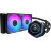 Carruzzo Cooler Master MasterLiquid Atmos II 240 LCD Juodas Procesorius Aušinimo skysčiu rinkinys 12 cm Juoda 1 vnt