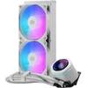 Cooler Master vodní chladič MasterLiquid Core Nex Digital 240 Baltas ARGB, 2x 120mm, ARGB, LGA1851, AM5, Bílá