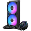 Carruzzo Cooler Master MasterLiquid Atmos II 240 LCD Juodas Procesorius Aušinimo skysčiu rinkinys 12 cm Juoda 1 vnt