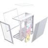 Corsair Microsystems Corsair 2800X RS-R ARGB, Midi Tower, PC, Baltas, Mini-ITX, micro ATX, Nerūdijantis plienas, Plastic, Tempered glass, Gaming
