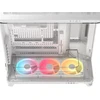 „Corsair AIR 5400 LX-R LINK“ kompiuterio korpusas, vidutinio dydžio bokštas, grūdintas stiklas, RGB®, komplekte yra 3 x 120 mm ventiliatoriai, baltas