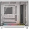 „Corsair AIR 5400 LX-R LINK“ kompiuterio korpusas, vidutinio dydžio bokštas, grūdintas stiklas, RGB®, komplekte yra 3 x 120 mm ventiliatoriai, baltas