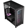 CORSAIR FRAME 4000D LCD RS kompiuterio korpusas, vidutinio dydžio bokštas, ATX, ARGB, grūdintas stiklas – Juodas