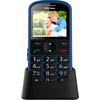 CPA Halo 21 Senior mėlynas telefonas su įkrovimo stovu