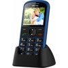 CPA Halo 21 Senior mėlynas telefonas su įkrovimo stovu