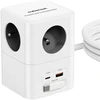 Cubenest PowerCube 4xAC PD 65W 3 m pilka