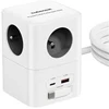 Cubenest PowerCube 4xAC PD 65W 3 m pilka