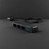 Cubenest PowerStrip SlimLine 2xUSB-A + 2x USB-C 33W Juodas