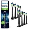 8 dalių šepetėlių galvučių pakuotė Philips Sonicare Optimal White HX6068/88, Juodos spalvos
