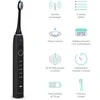 TrueLife SonicBrush Clean70 UV Sonic Dantų šepetėlis, Juodas