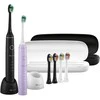 Dantų šepetėlis „TrueLife SonicBrush Compact Duo“ juodas / levandų spalvos