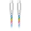 Data cable ALIGATOR POWER 3A 65W, USB-C/USB-C, 1.2m luminous