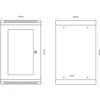 DATACOM 10" sieninis stovas 12U/280 mm