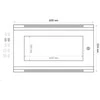 DATACOM 19" sieninė vientisa spintelė 6U/450mm juodas