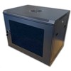 DATACOM 19" sieninė vientisa spintelė 6U/450mm juodas